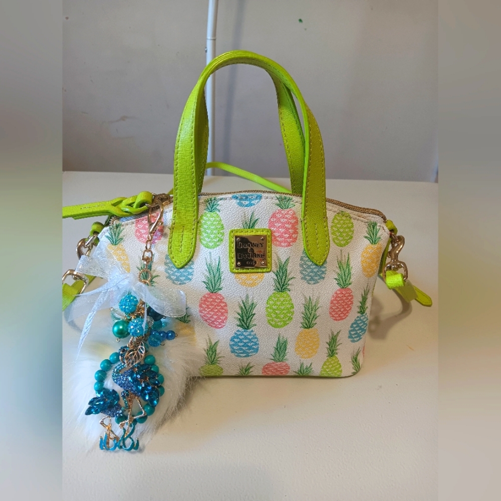 Dooney & Bourke Pineapple Print Handbag - Multicolor